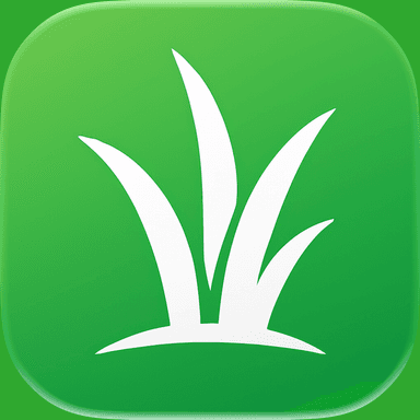 Grass X app icon, lawn care AI app on the App Store