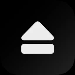 Auto Eject icon: an eject symbol on a rounded tile