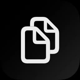 Copy Paste icon: two overlapping documents
