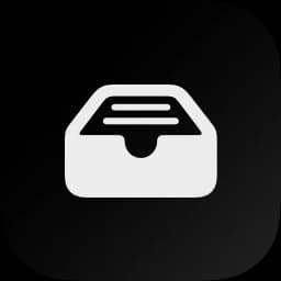 Recento Drop icon, a full tray