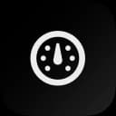 Recento Stats icon: a gauge with a needle